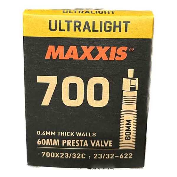 Cámara Ultralight Maxxis 700x23/32 PV60
